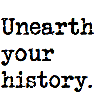 Unearth your history logo